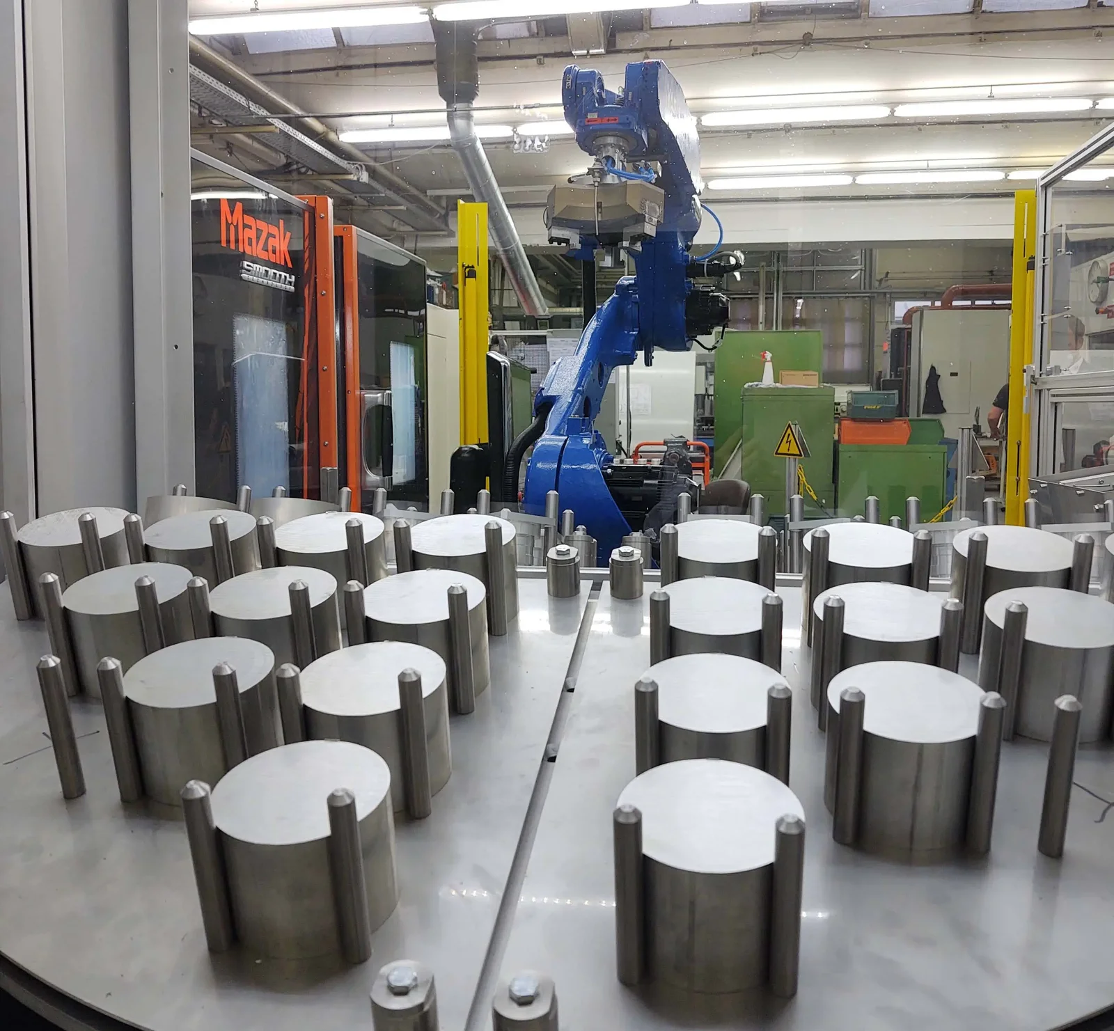 new robot in parts production