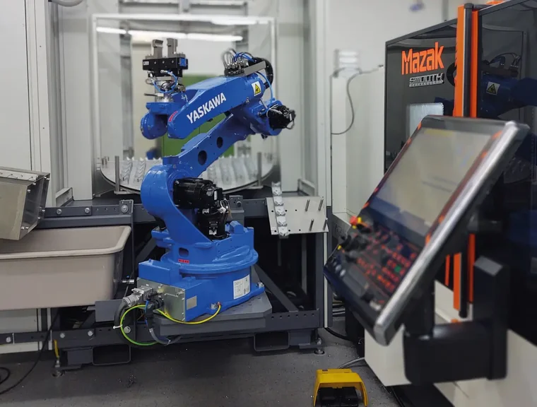 new robot in parts production