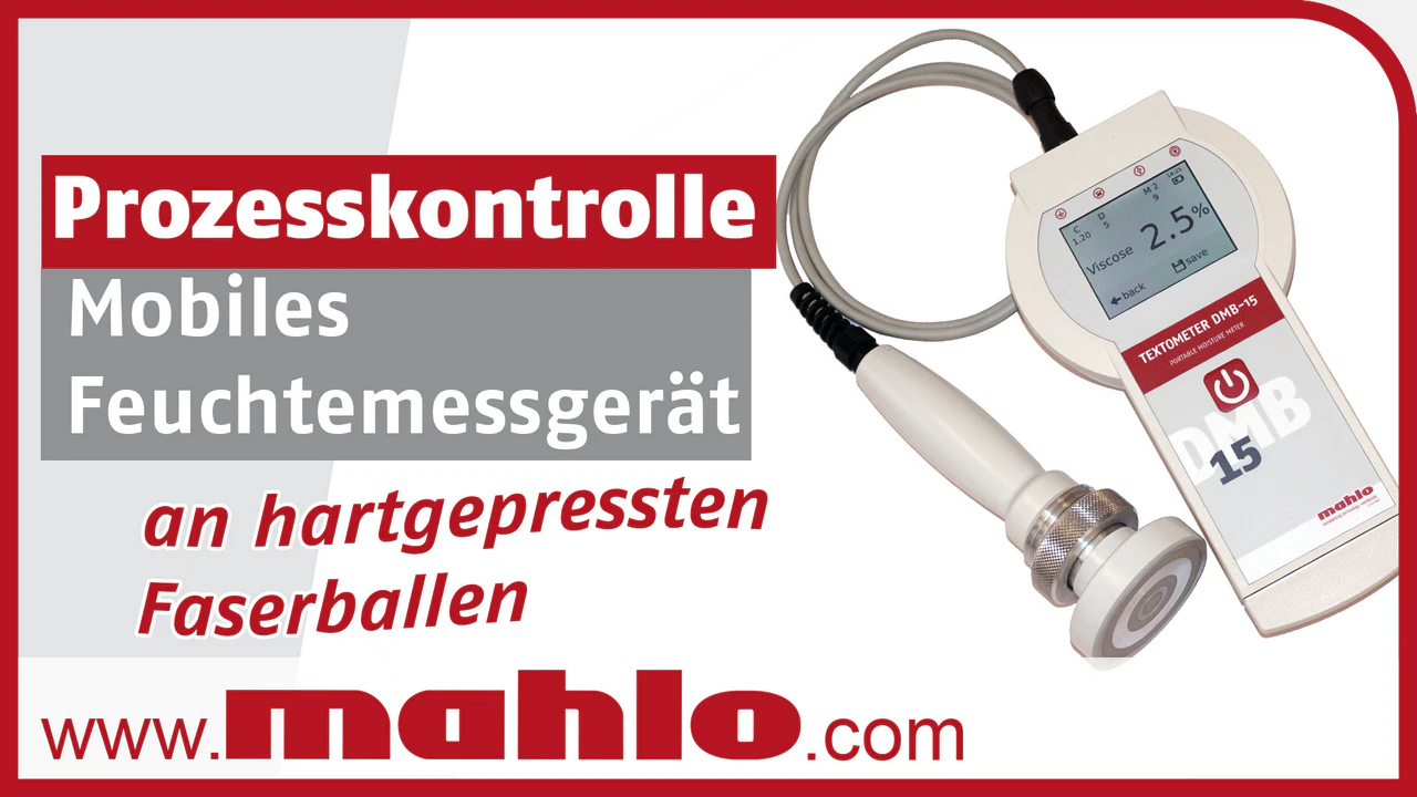 Feuchtemessung an hartgepressten Faserballen