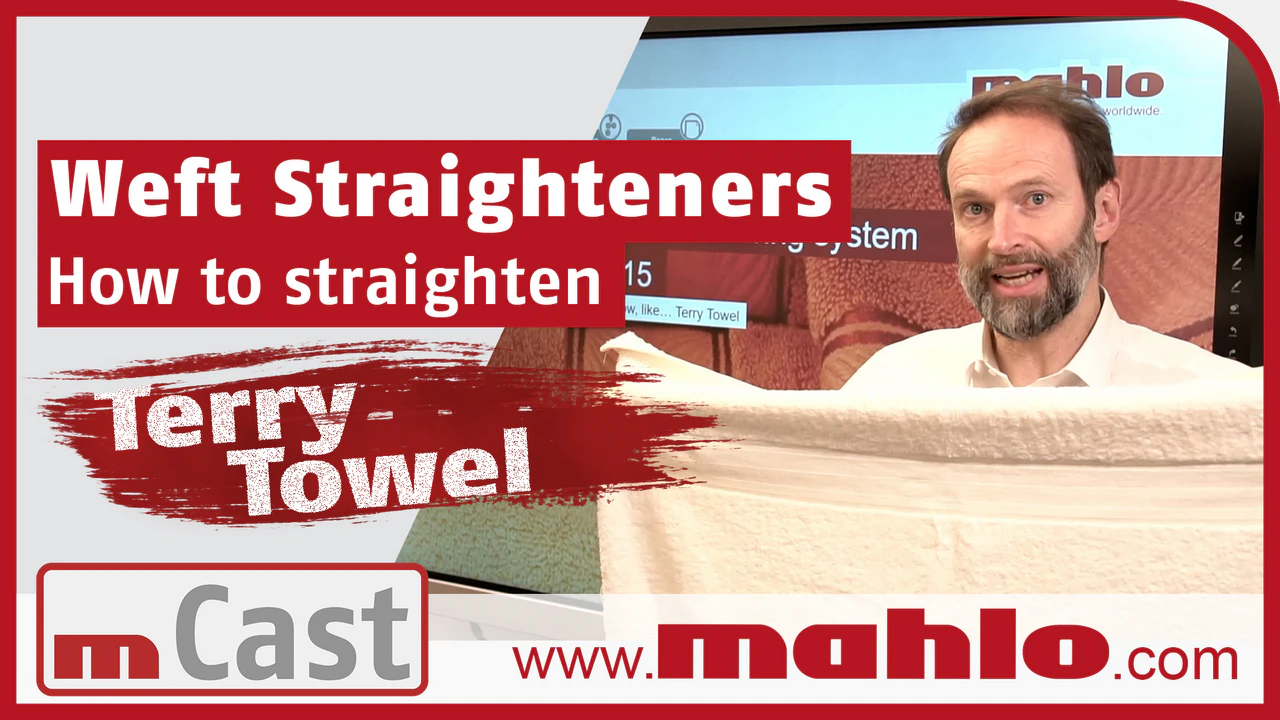 mCast Terry Towels | How to straighten them when you see no weft structure