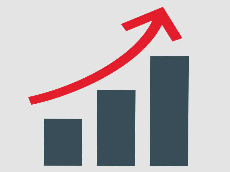 icon ascending chart
