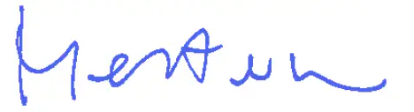 Signature of Rainer Mestermann